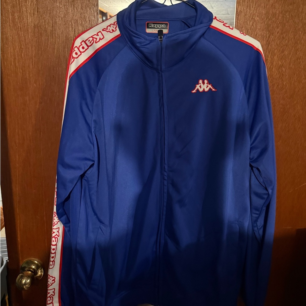 Kappa Men's Blue Performance Jacket And Shorts